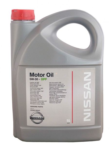 Масло моторное NISSAN Oil DPF 5w30 5л (EU)
