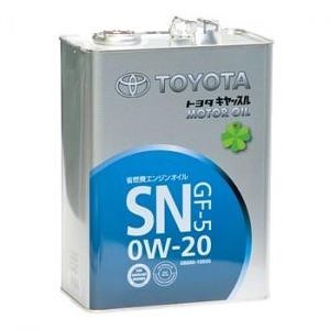 Масло моторное TOYOTA SN 0w20 4л (Япония)