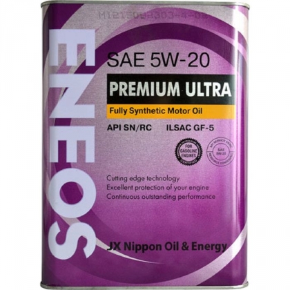Масло моторное ENEOS Premium Ultra SN 5W20 4л