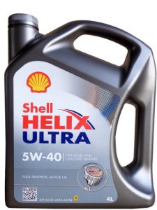 Масло моторное SHELL Helix Ultra 5w40 4л