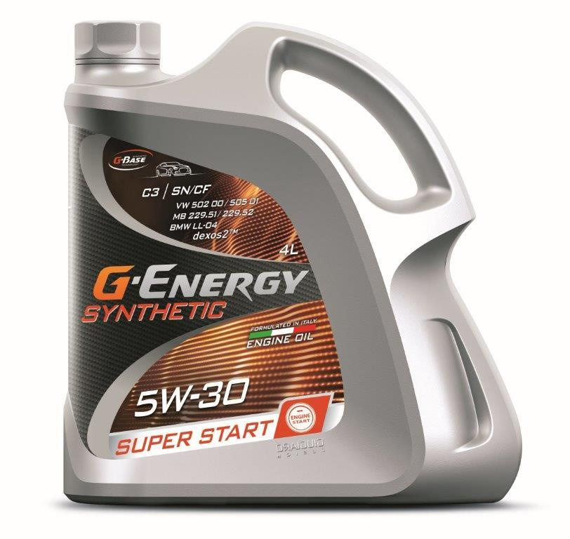Масло моторное G-Energy Synthetic Super Start 5W-30 4л