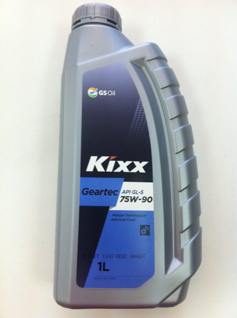 Масло трансмиссионное KIXX 75w90 GL-5 1л