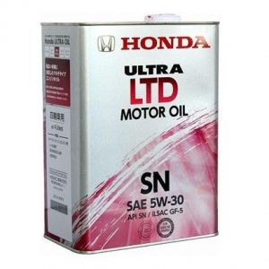 Масло моторное HONDA Ultra LTD SN 5w30 4л (Япония)