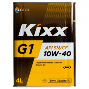 Масло моторное KIXX G1 SN/CF 10w40 4л