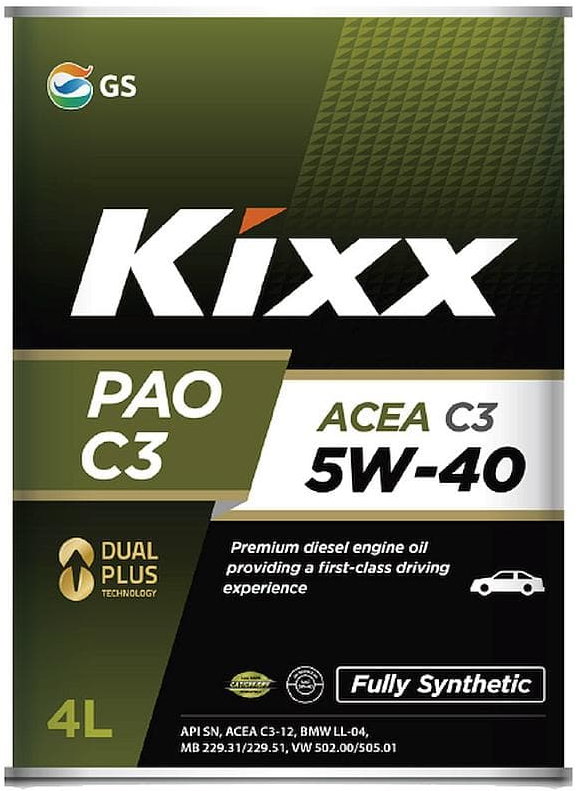 Масло моторное KIXX PAO С3 5w30 4л