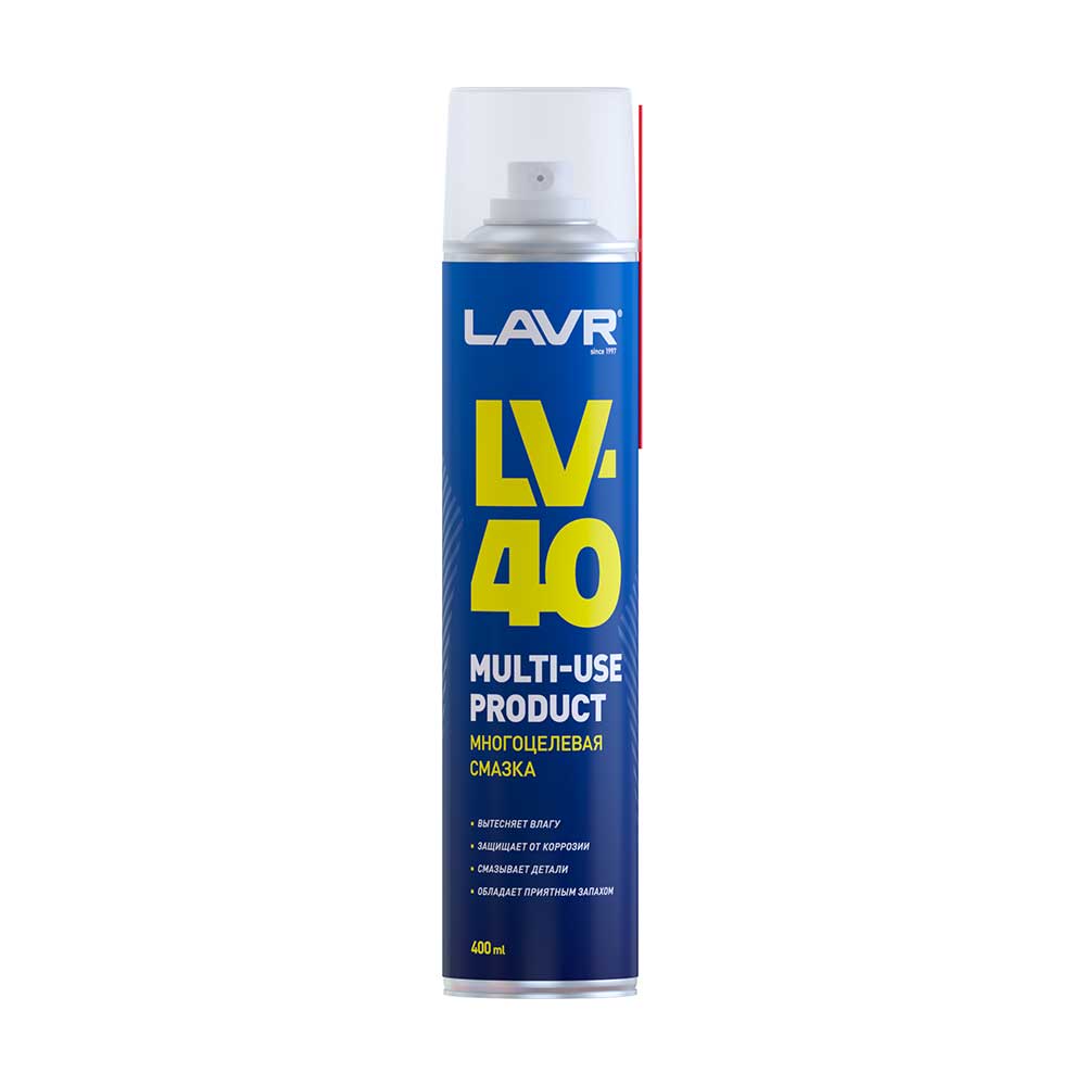 1485 Многоцелевая смазка LV-40 LAVR 400 мл (аэрозоль)