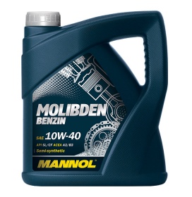 Масло моторное MANNOL Molibden Benzin  10w40 4л